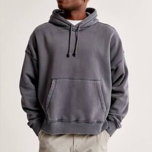 abercrombie cropped hoodie